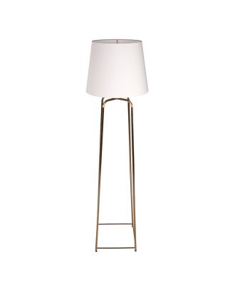 Floor Lamp Gold White
