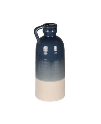 Bottle Decor Ceram Blu Ivor 