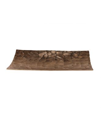 Hammered Trays Alum Gold