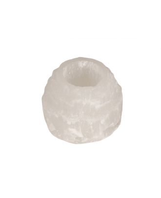 Selenite Candle Holder 