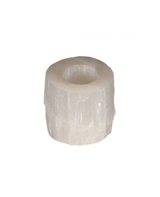 Selenite Candle Holder 