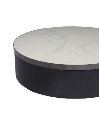 Round Coffee Table Brown