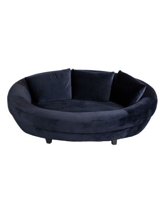 Round Sofa (Loveseat) D.Blue