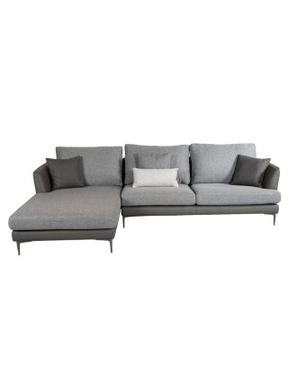 Sectional Sofa D.Grey (Fabrec&Leather)