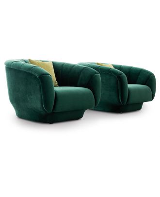 Dijon Chair Green Velvet