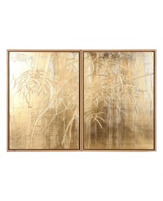 Abstract (S/2) H.Paint Wall Panel Gold 