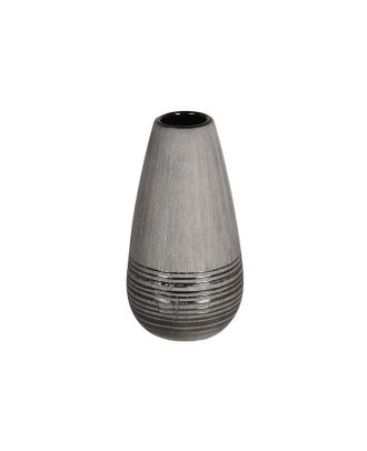 Vase 2-Tone Ceramic Grey 
