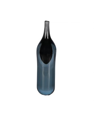 Long Neck Glass Decor Blu 