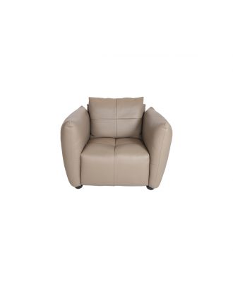 Singel Chair Beige (Leather)