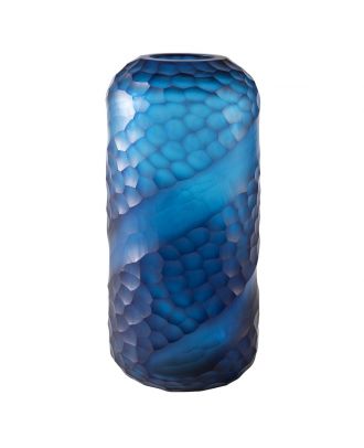 Blue Swoop Vase Small  