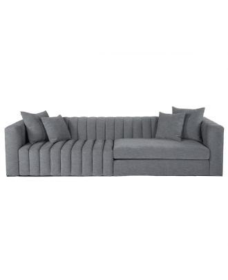 Sofa Four Seater - Grey  