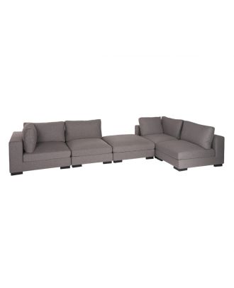 Sectional Sofa Dark Grey 