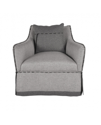  Tyron  Swivel Chair Grey 